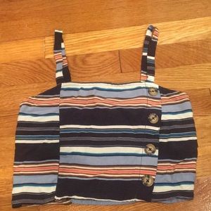 Striped Crop Top